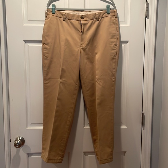 Brooks Brothers 346 Advanced Chino Clark Men’s Pants W36/L30 - Picture 3 of 5